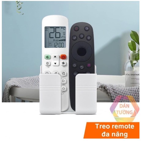 Kệ Dán Tường Để Remote,Đồ Dùng/Giá Đỡ Điện Thoại Đa Năng