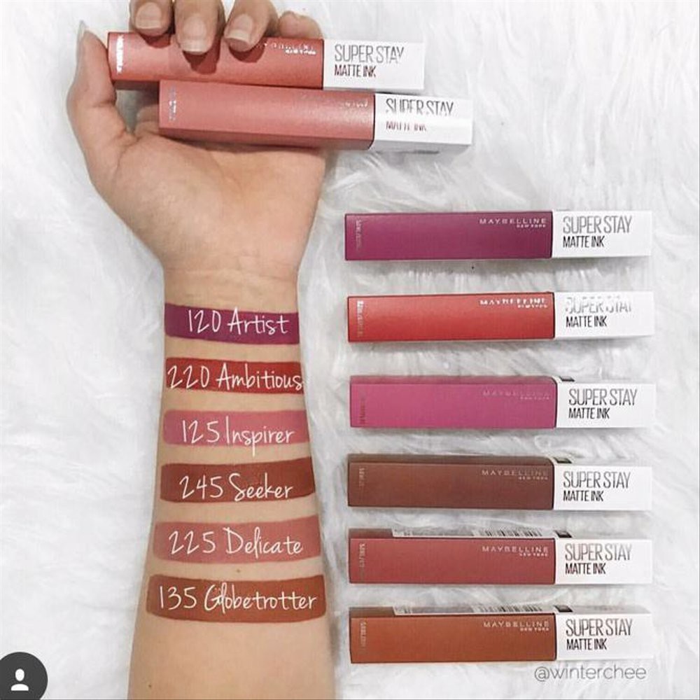 (hàng Mới Về) Son Môi Dạng Lỏng Maybelline Lên Màu Đẹp | BigBuy360 - bigbuy360.vn