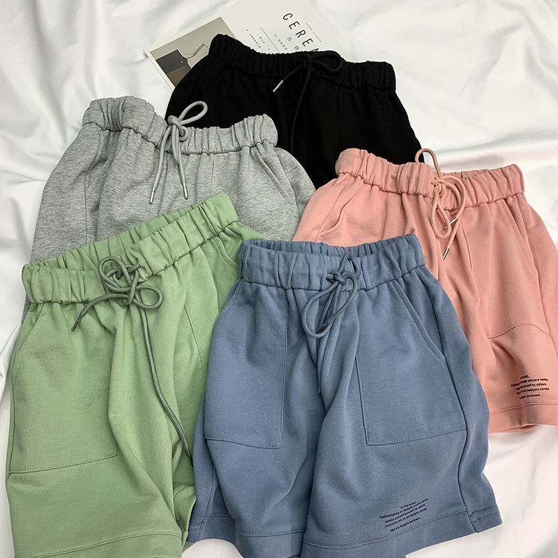 Quần Short Lưng Cao In Chữ Phong Cách Hàn Quốc 2021 Cho Nữ | BigBuy360 - bigbuy360.vn