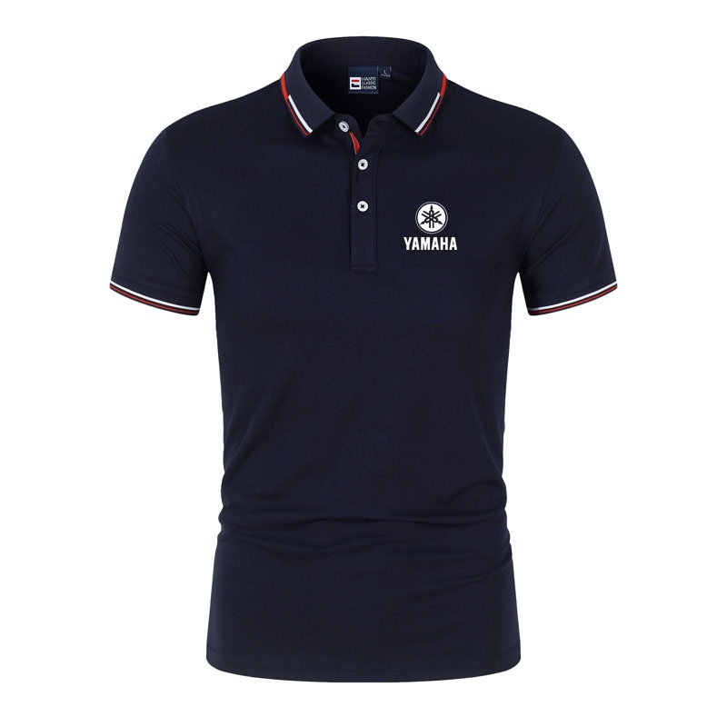 Áo thun polo in logo Yamaha thời trang dành cho nam giới