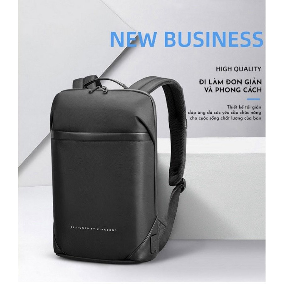 Balo doanh nhân mỏng nhẹ KINGSONS  URBAN ELITE Business backpack Cao Cấp