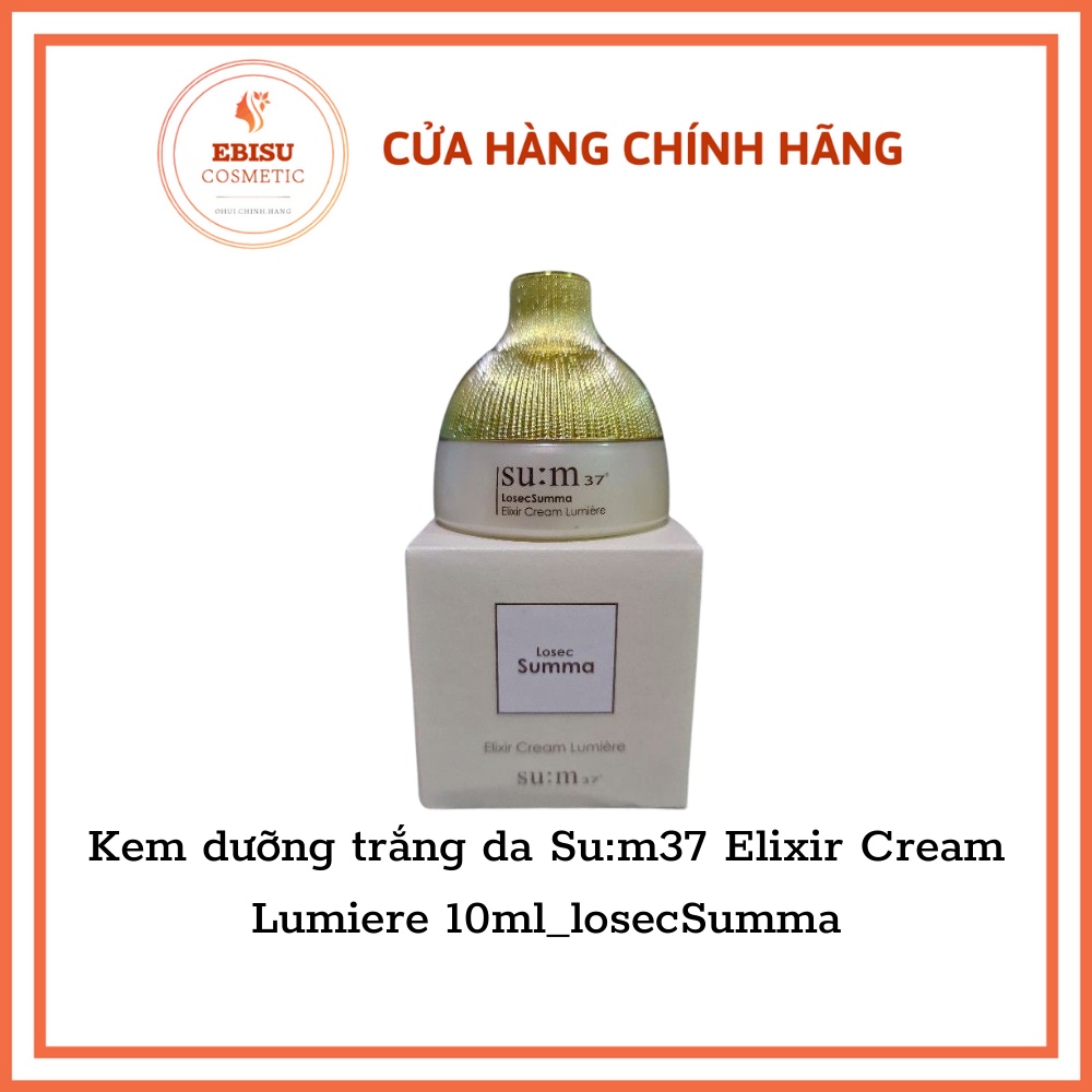 Kem dưỡng trắng da Su:m37 Elixir Cream Lumiere 10ml_losecSumma Elixir cream