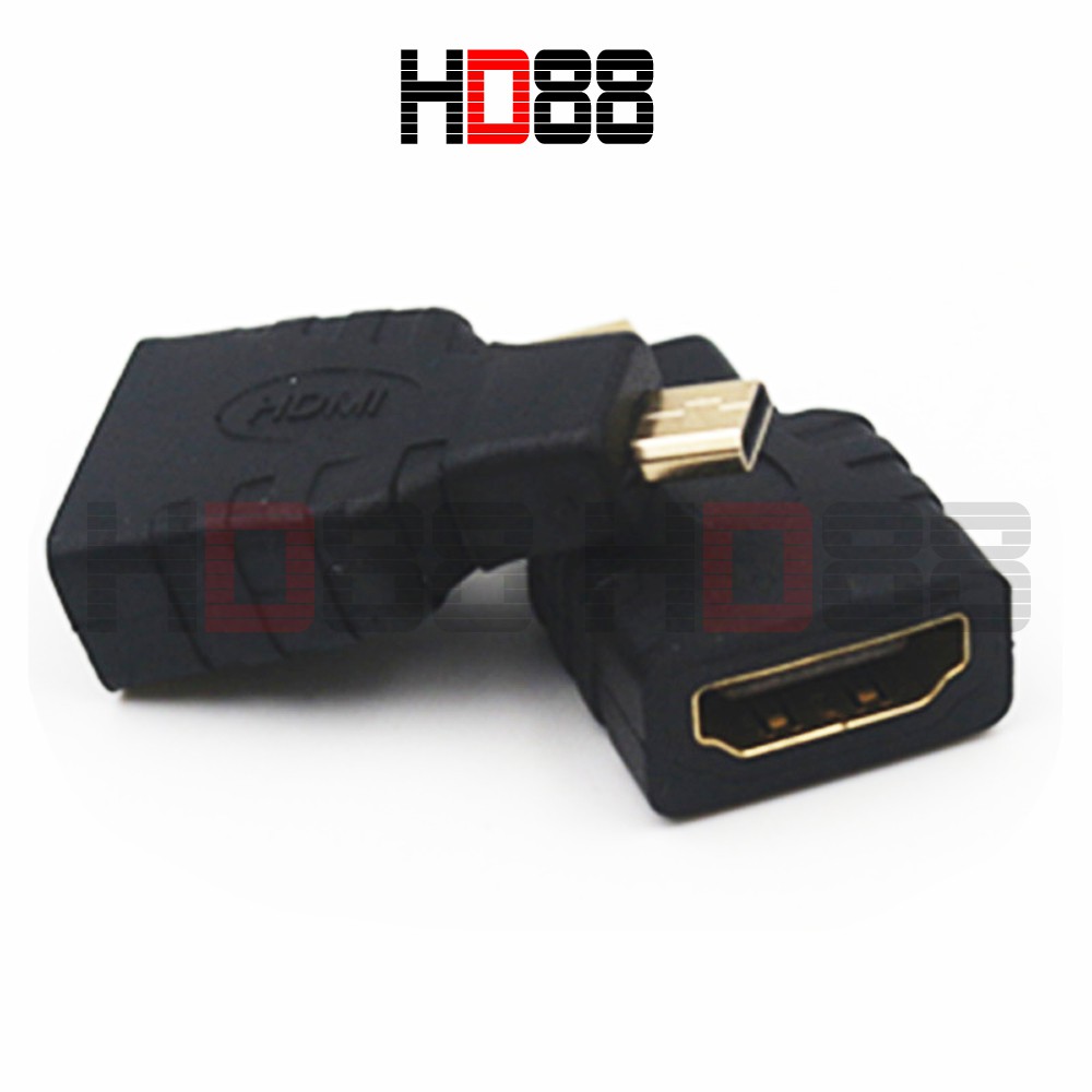 Rắc chuyển HDMI cho Raspberry pi4, Rắc Chuyển cổng Micro sang HDMI - Micro to HDMI - HD88