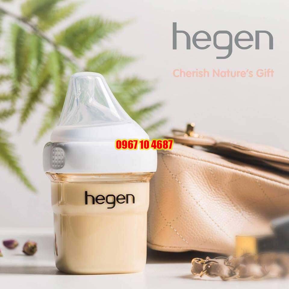 Bình Sữa Hegen Chính Hãng 60/150/240/330 ML Nhập Khẩu Singapore Cho Bé Sơ Sinh Đến 9 Tháng Tuổi
