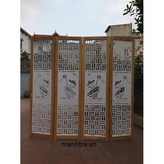 Tấm bình phong gỗ đẹp