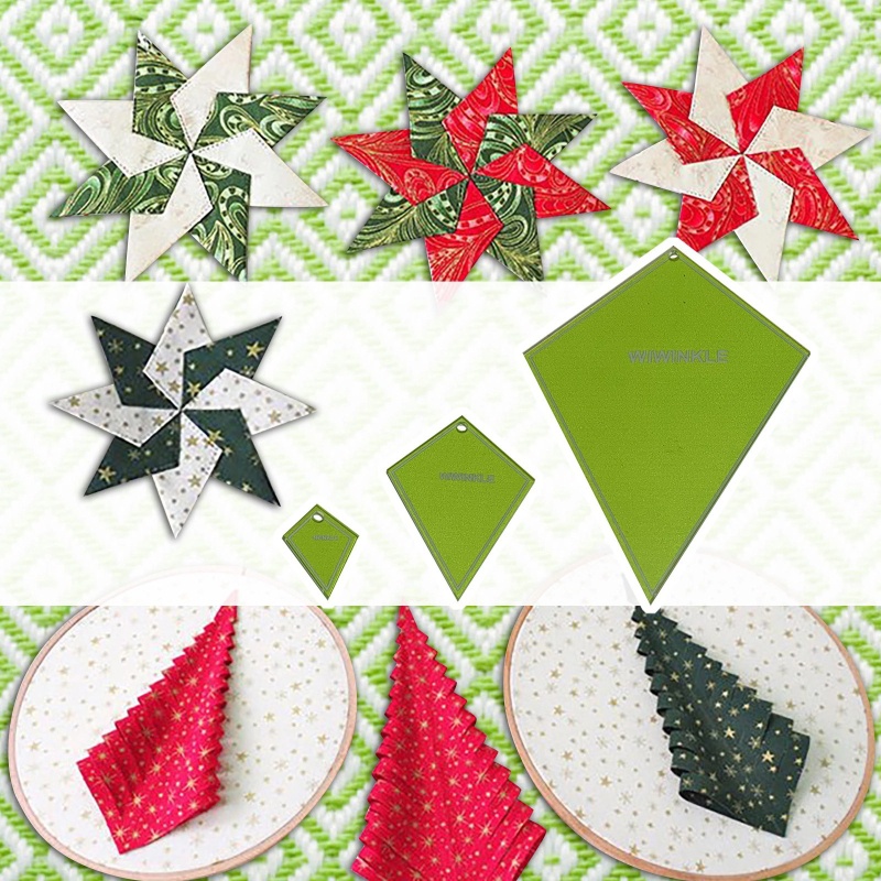 Bộ 3 Thước Đo Cắt Vải May Có Thể Tái Sử Dụng Cho Thợ May