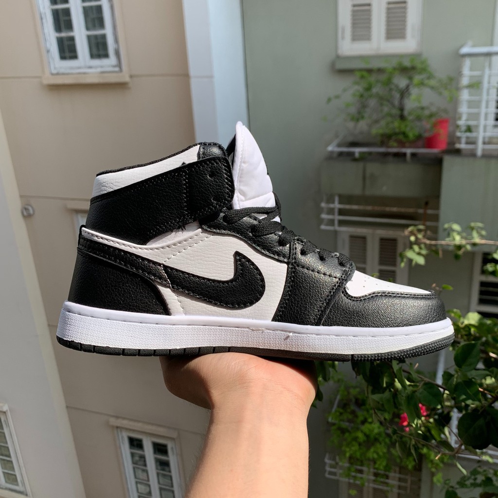 [Xả Kho] Giày JORDAN PANDA, Giày thể thao sneaker Air Jordan panda, JD cao đen trắng cao cấp full box nam nữ