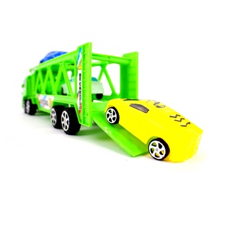 Đồ Chơi Xe Container_Đầu Kéo Chở 4 Xe Con