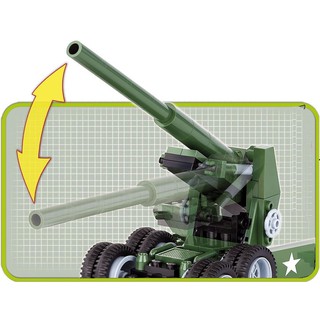 Bộ xếp hình pháo 155mm M1 Long Tom Cobi 2369
