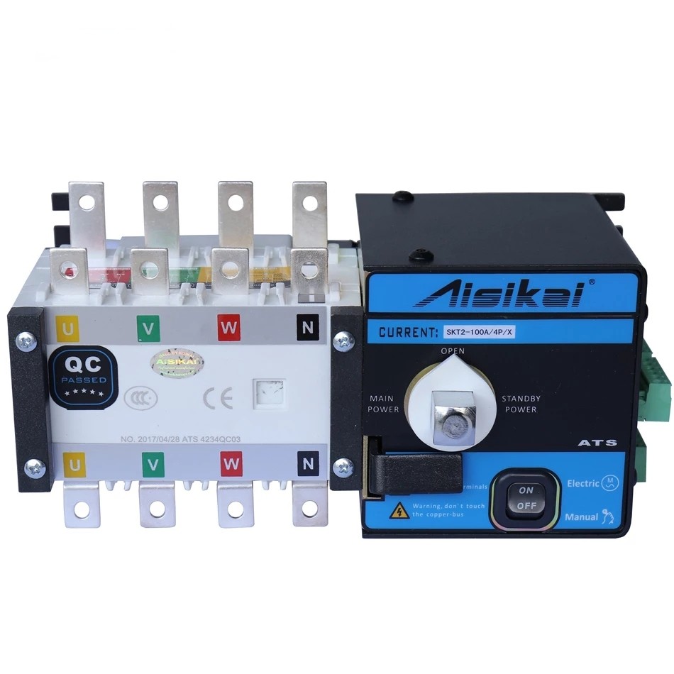 Bộ chuyển nguồn tự động ATS Aisikai SKT2-100A 4P