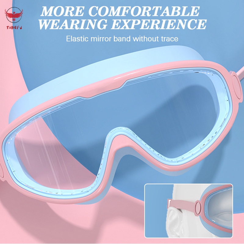 Kính Bơi Lặn Chống Sương Mù Bằng Silicone Có Dây Đeo Điều Chỉnh Được Cho Người Lớn