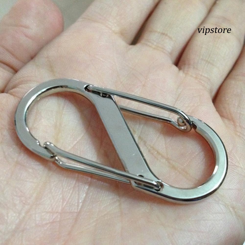 8 Shape Buckle Keychain Outdoor Camping Climbing Fast Hanging Hook Carabiner