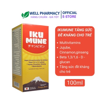 IKUMUNE- TĂNG SỨC ĐỀ KHÁNG HIỆU QUẢ CHO BÉ lọ 100ml