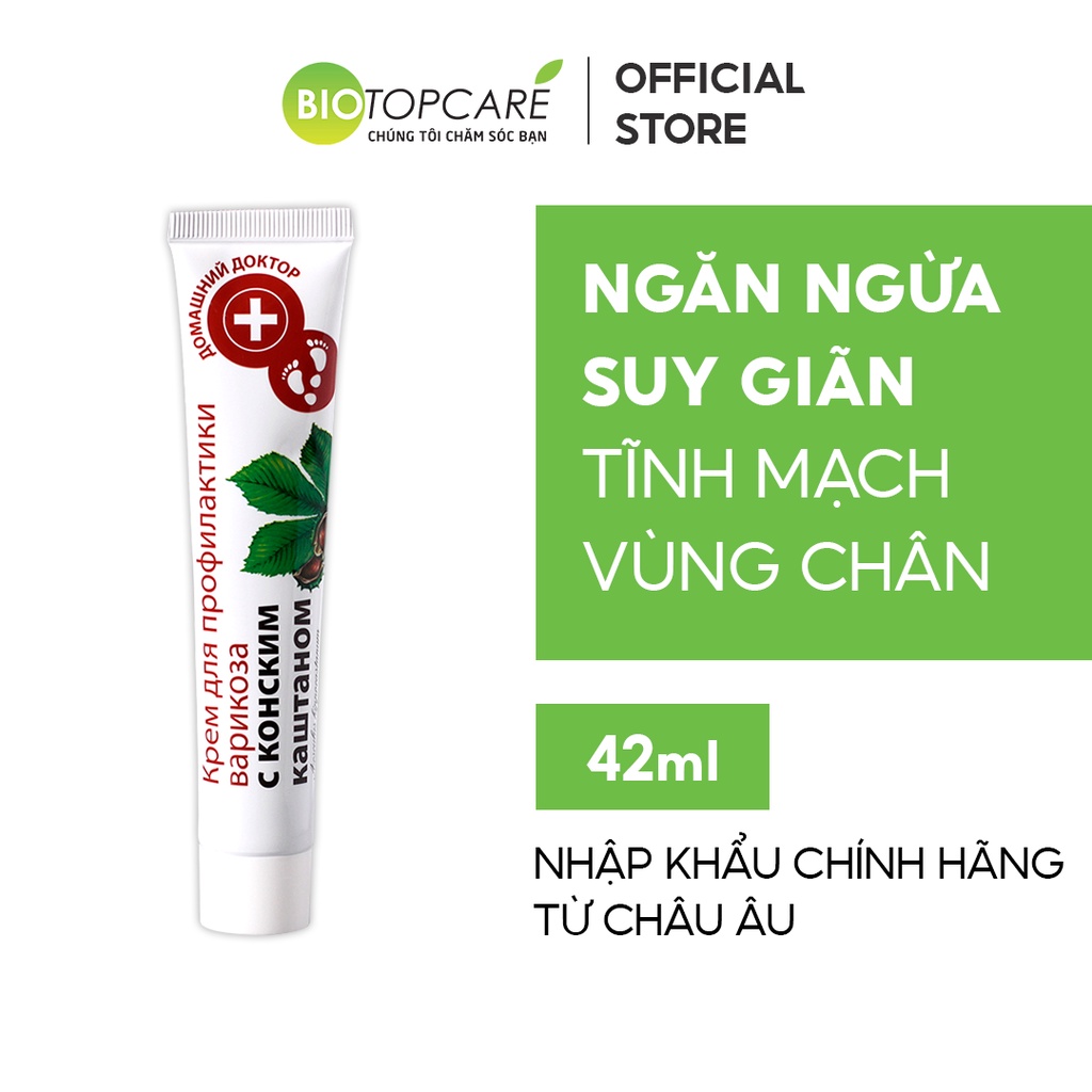 Kem dưỡng da chân chống suy giãn tĩnh mạch Domashnij Doctor - BioTopcare Official