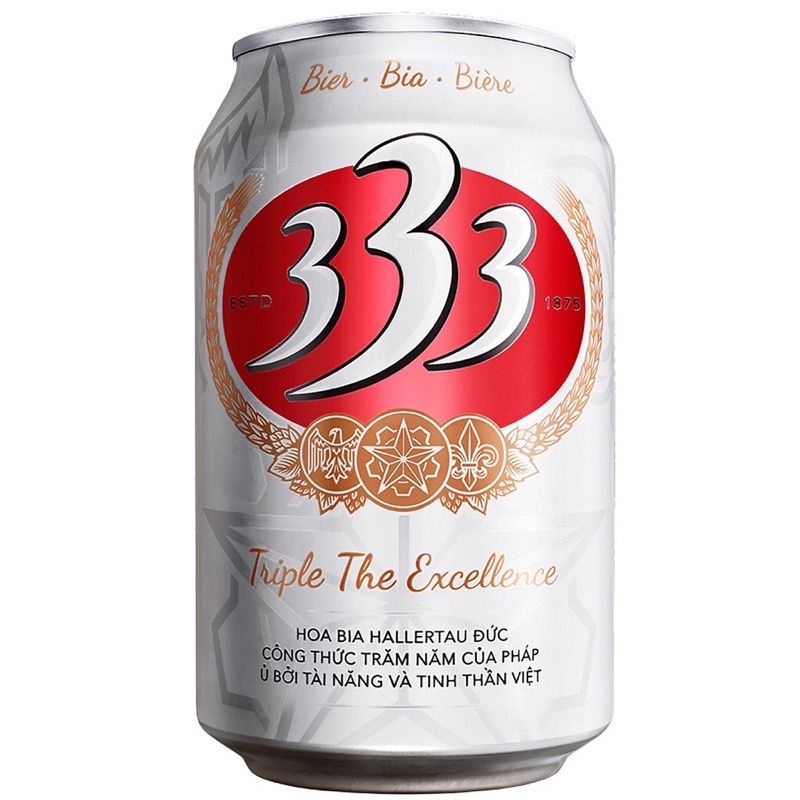 Hỏa Tốc - Thùng 24 lon Bia 333 lon 330 ml