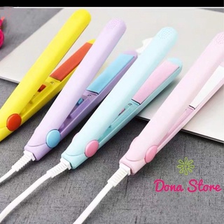 Máy duỗi tóc mini, máy là tóc, ép tóc nhiều màu 2 kiểu