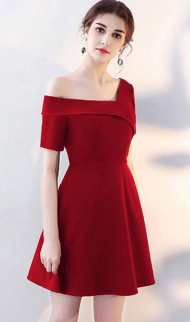 [Mã WABRWA15 giảm 15% đơn 300K] Zerasy - Đầm xòe lệch vai cách điệu | BigBuy360 - bigbuy360.vn