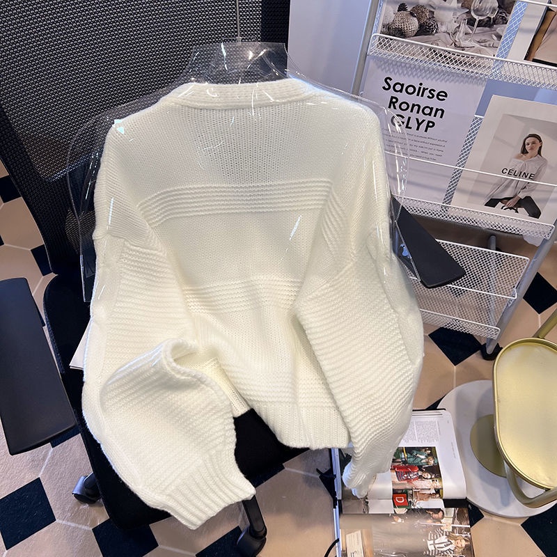Quầy Thu Hút Áo sweater Dongdaemun Phong Cách Đại Học Hàn Quốc