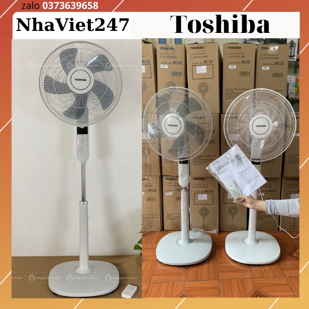 Quạt Cây Đứng Có Điều Khiển Toshiba F-LSA20VN-Công Nghệ Nhật Bản,Quạt Tốt,Bền,Đẹp,chạy êm,Chính Hãng,Giá Rẻ,Bh 12t