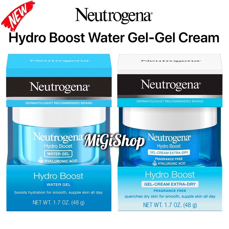 [Hàng Mỹ] Kem Dưỡng Ẩm Neutrogena Hydro Boost Gel Cream/Water Gel 48g