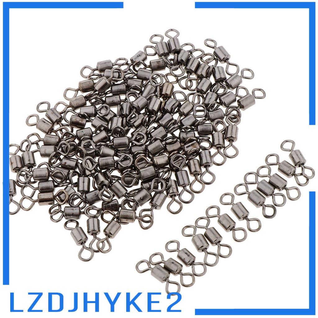 Set 100 Đầu Nối Kim Loại Hỗ Trợ Câu Cá lzdjhyke2