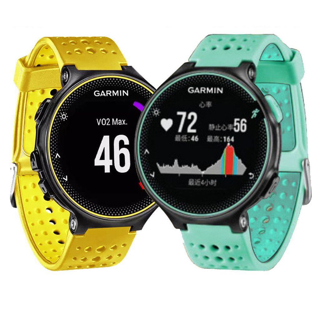 CHOOKEY Dây Silicone MàU Trơn Cho ĐồNg Hồ Garmin Forerunner 220 / 230 / 235 / 620 / 630 / 735