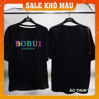 Áo Thun Phản Quang BOBUI Cotton 75% Form Rộng Unisex Nam Nữ Rẻ Đẹp - Tn