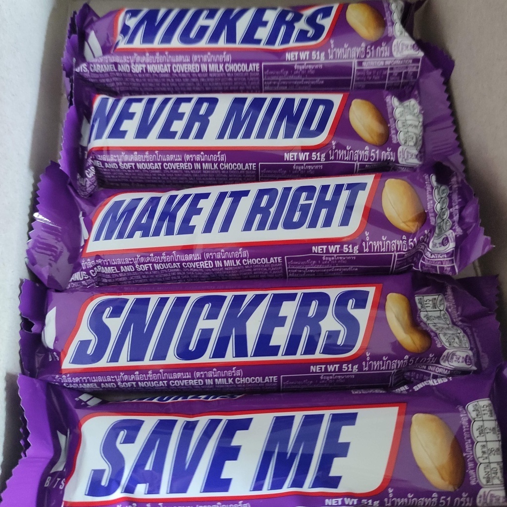 Socola snickers nhân đậu phộng HSD 2023