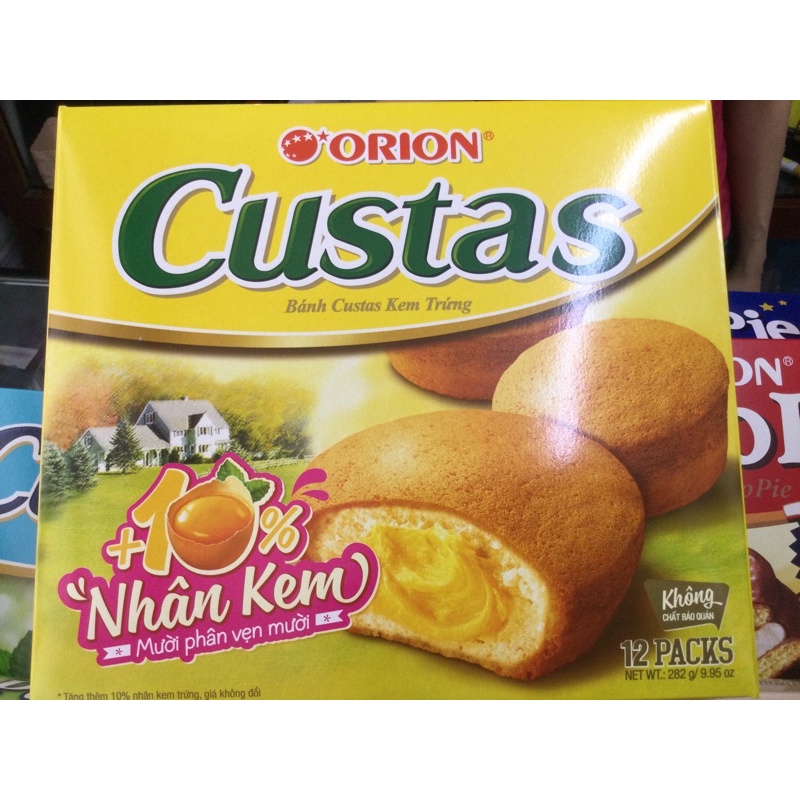 bánh custas kem trứng