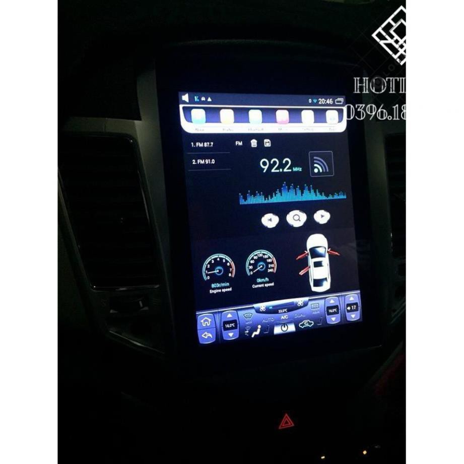 Màn hình Tesla Android 12.4 inc cho Cruze/Lacetti 2008-2014 có Canbus hiển thị thông tin