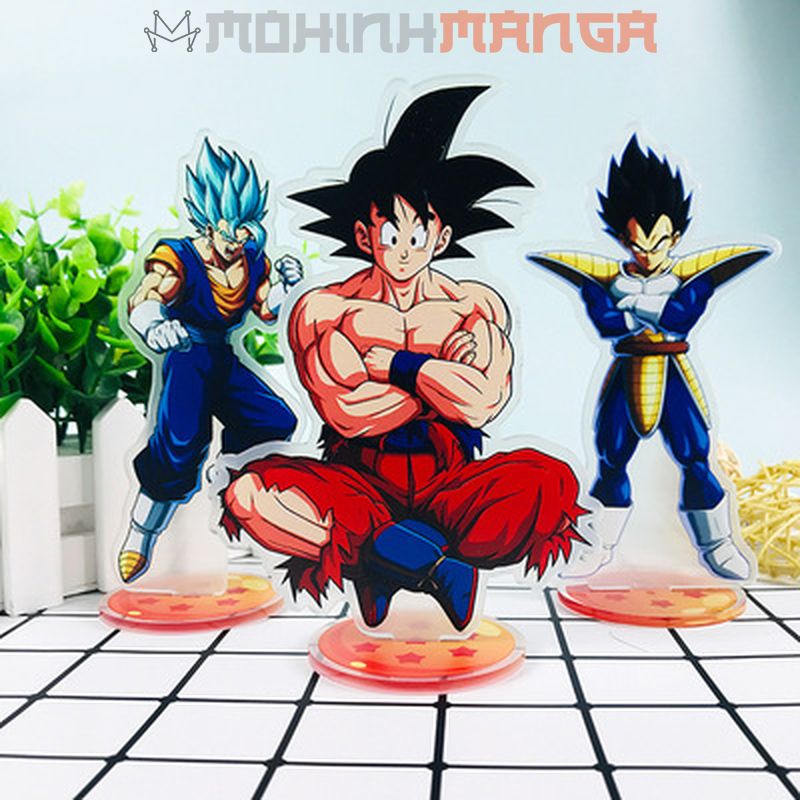 Standee Bảy viên ngọc rồng Dragon Ball Son Goku Black Vegeta Frieza Beerus Trunk Krillin Picolo Rồng thần Shenron Broly