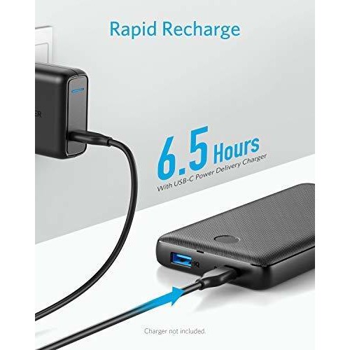 [Mã ELMS5 giảm 7% đơn 300K] Pin Sạc Dự Phòng Anker PowerCore Essential 20000mAh USB-C Sạc Nhanh Power Delivery PD A1281