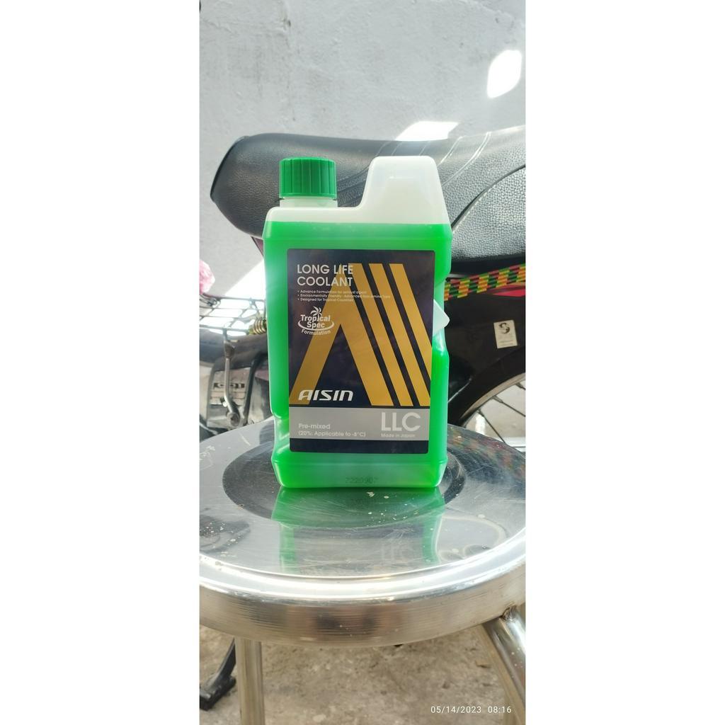Nước làm mát động cơ AISIN 1L Nhập Khẩu từ Nhật Bản, giúp chống ăn mòn, bảo vệ động cơ khỏi sự quá nhiệt và đóng băng