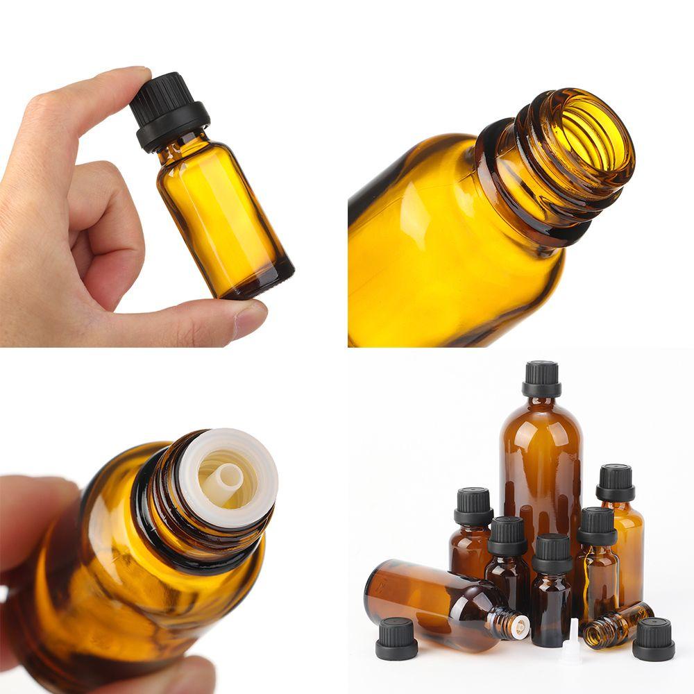 Lọ Thủy Tinh Rỗng Màu Hổ Phách Giảm Căng Thẳng