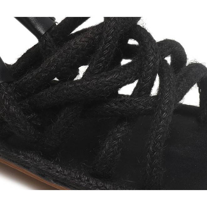 [ORDER] D04_Giày nữ dây dù đan chéo phong cách nữ tính | BigBuy360 - bigbuy360.vn