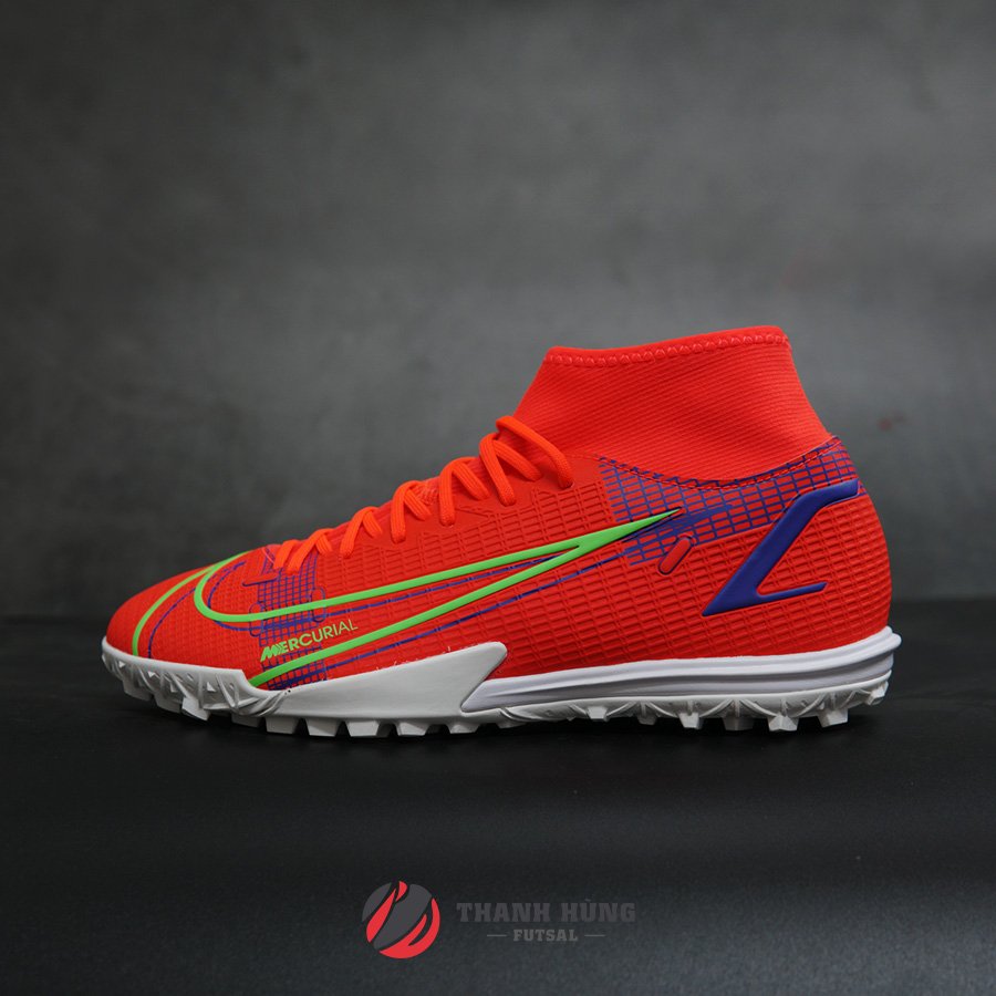 GIÀY ĐÁ BÓNG CHÍNH HÃNG NIKE MERCURIAL SUPERFLY 8 ACADEMY TF – CV0953-600 – ĐỎ HỒNG
