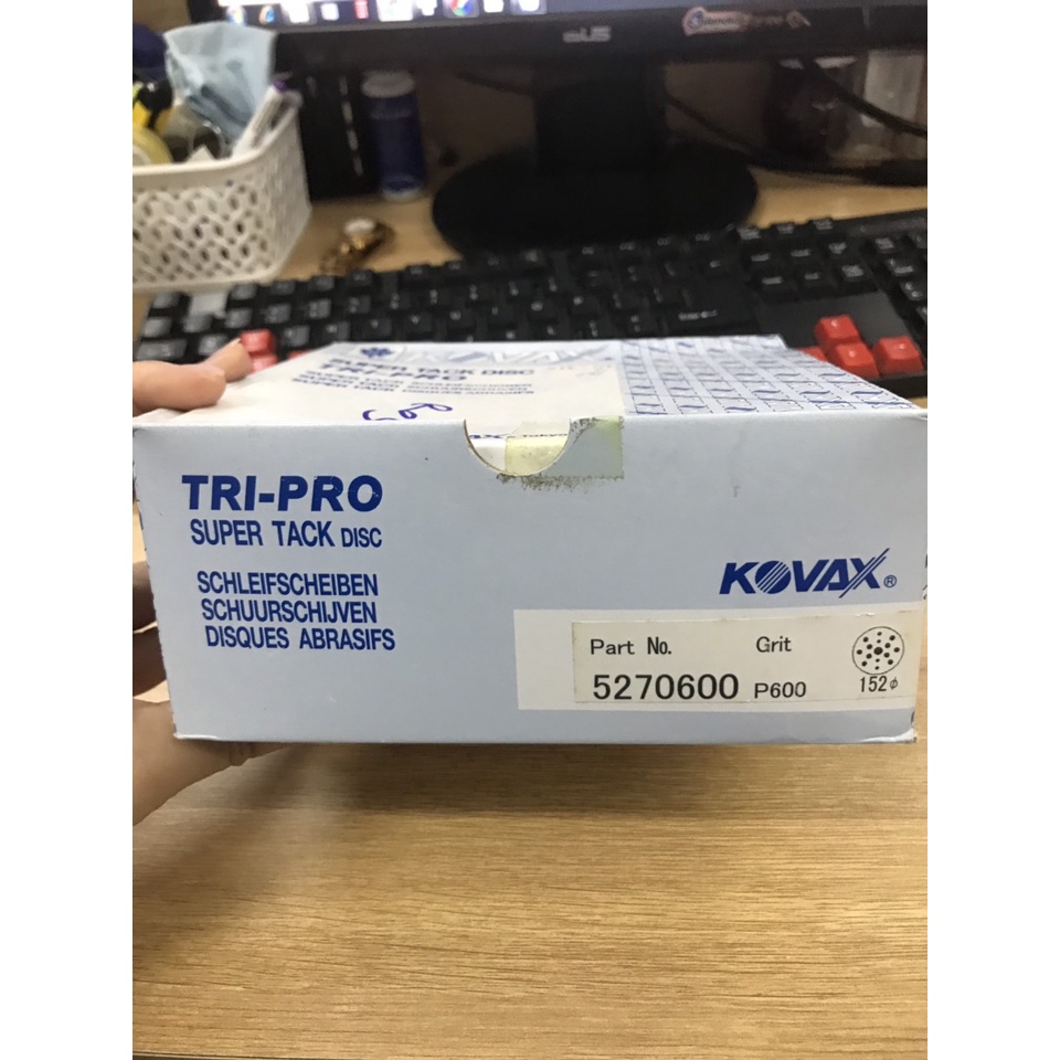 combo 50 to Đĩa nhám chà khô 6inch Kovax Tri-Pro P600