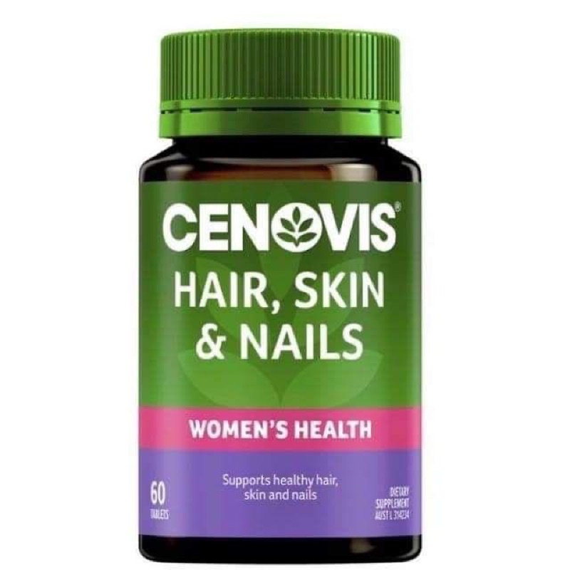 🌸🌸 Viên uống hỗ trợ và duy trì tóc, da và móng khỏe mạnh Cenovis Hair Skin and Nails 60 viên