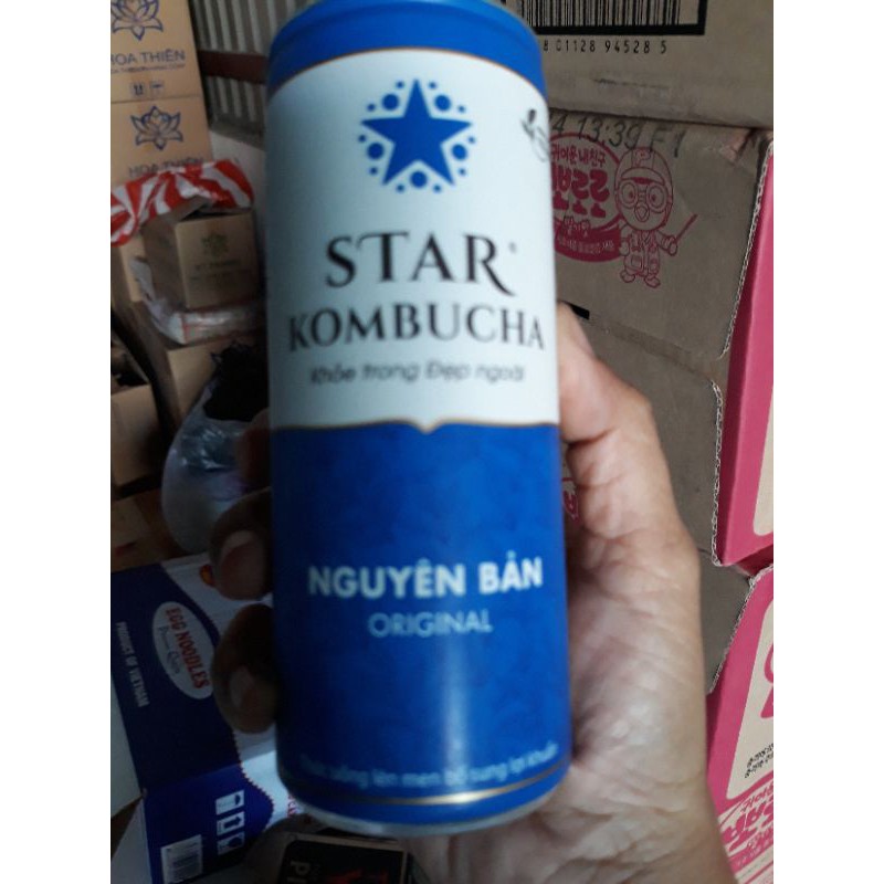 Lốc 6 lon đủ vị thức uống lên men bổ sung lợi khuẩn STAR KOMBUCHA (250ml/lon)