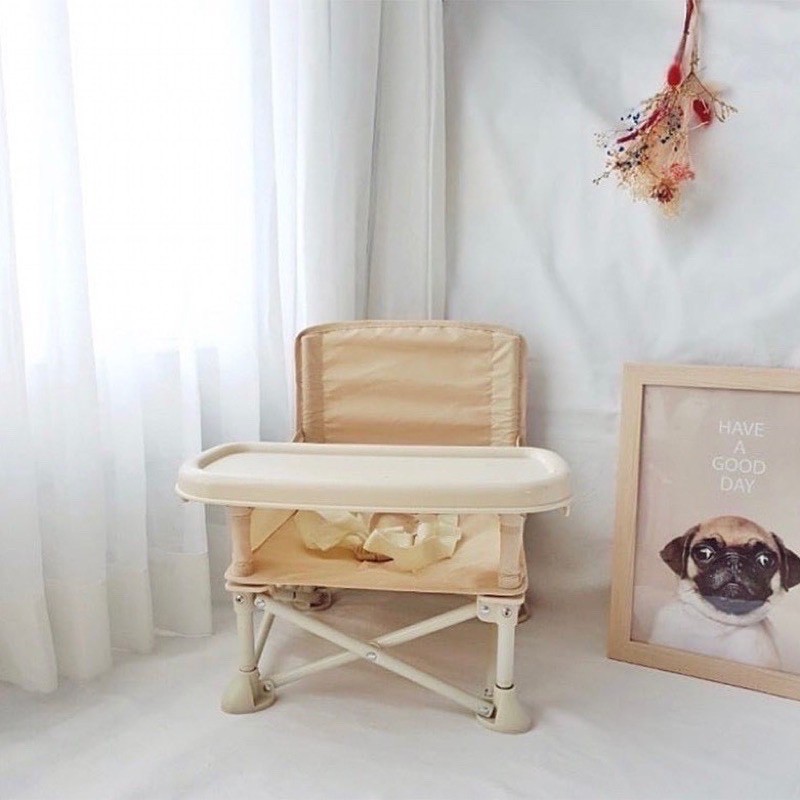 Ghế Ăn Dặm Đa Năng Gấp Gọn HOO BOOSTEER Kiểu Dáng Hàn Quốc