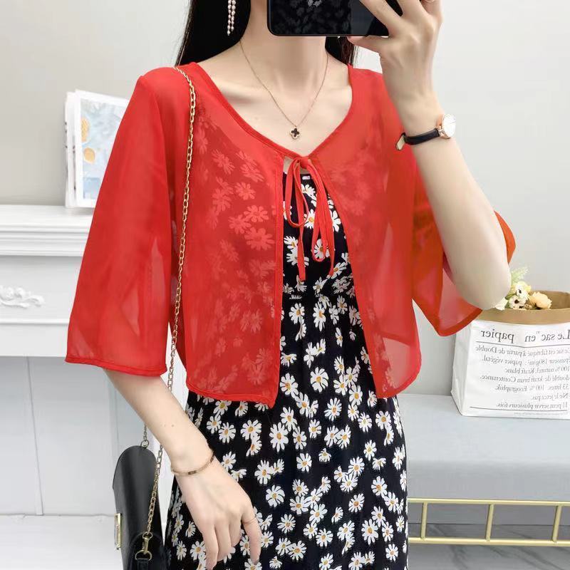 Áo Khoác Voan Mỏng Chống Nắng Thời Trang Mùa Hè Dành Cho Nữ