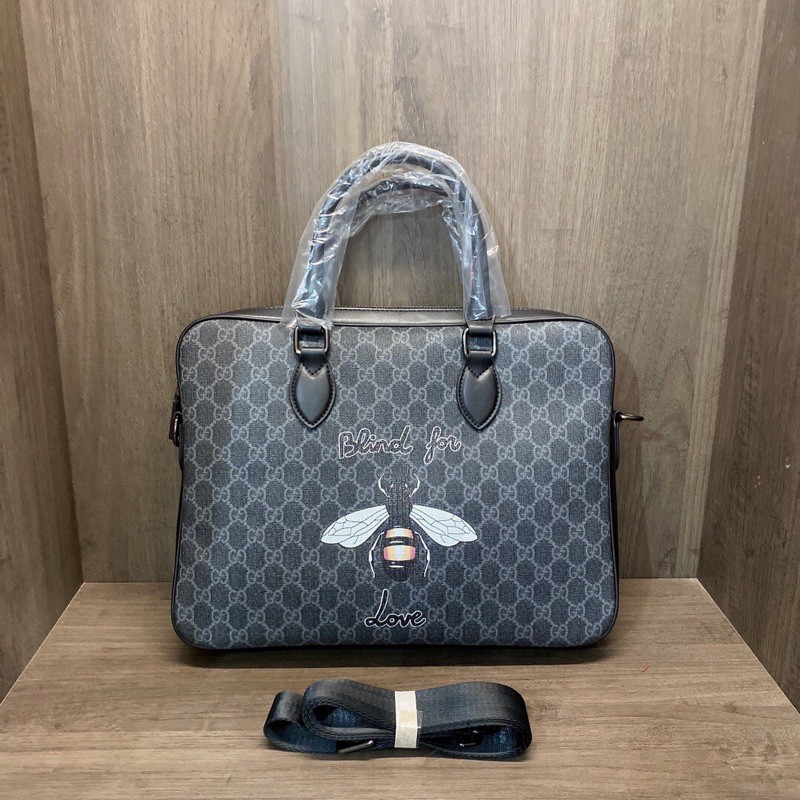 Cặp da nam công sở Gucci cao cấp chuẩn Auth - Túi đeo chéo nam Gucci new 2021