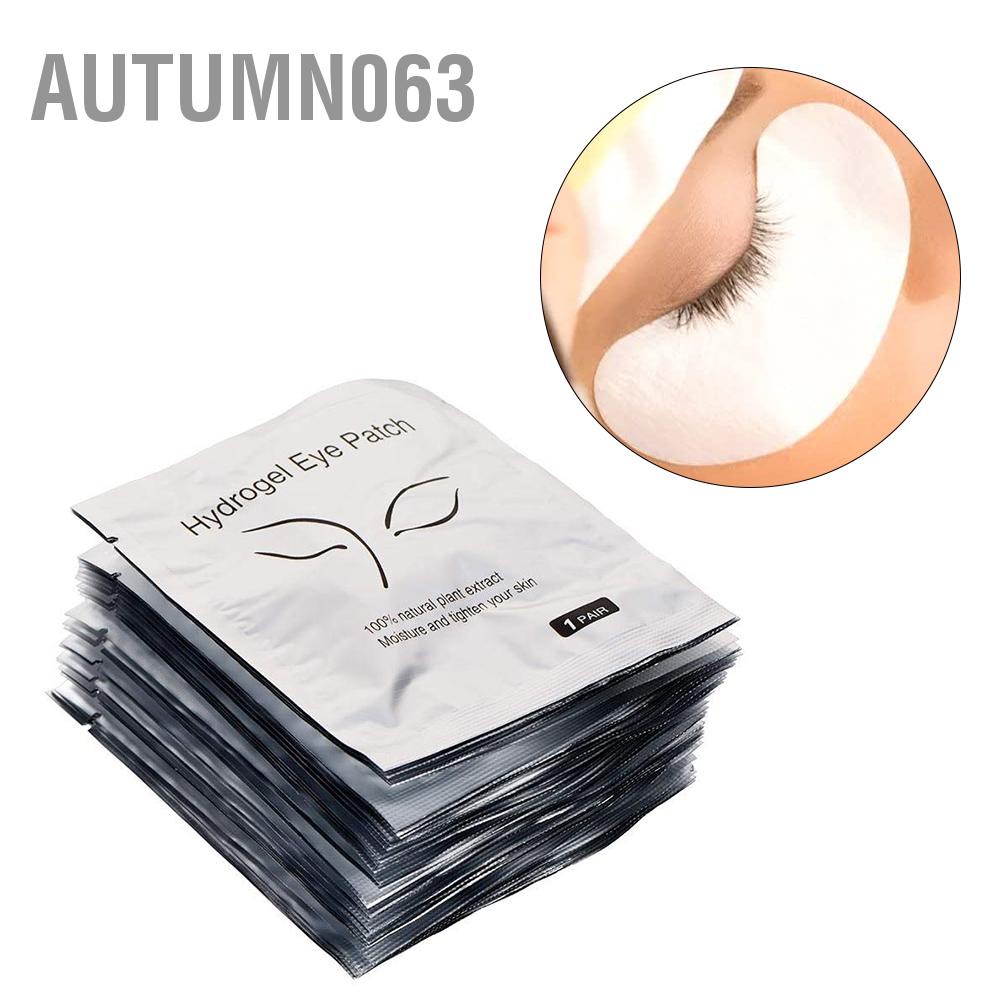200 cặp Ghép dán lông mi Gel dưỡng ẩm Eye Film Patch Mask Dụng cụ mở rộng lông mi Autumn063