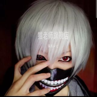 Bộ tóc giả và mặt nạ cosplay anime Tokyo Ghoul Kaneki