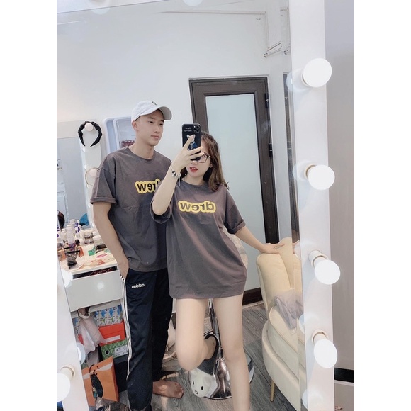 [CÓ ẢNH THẬT] Áo Thun Tay Lỡ DREW Form Rộng  - Áo Phông Tay Lỡ Unisex