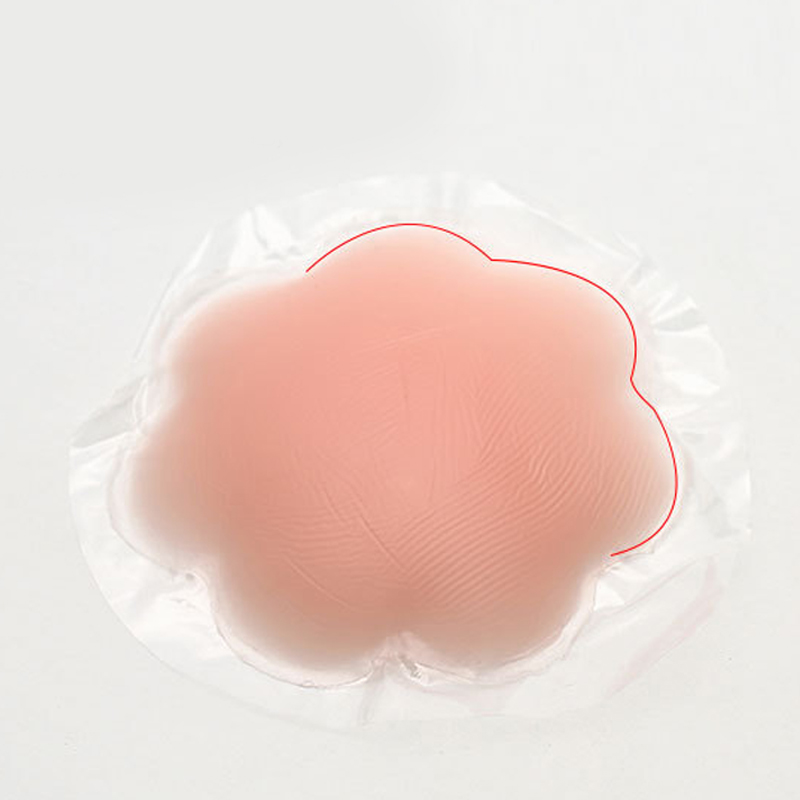 Miếng dán nhũ hoa bằng silicon hình bông hoa / hình tròn dành cho nữ