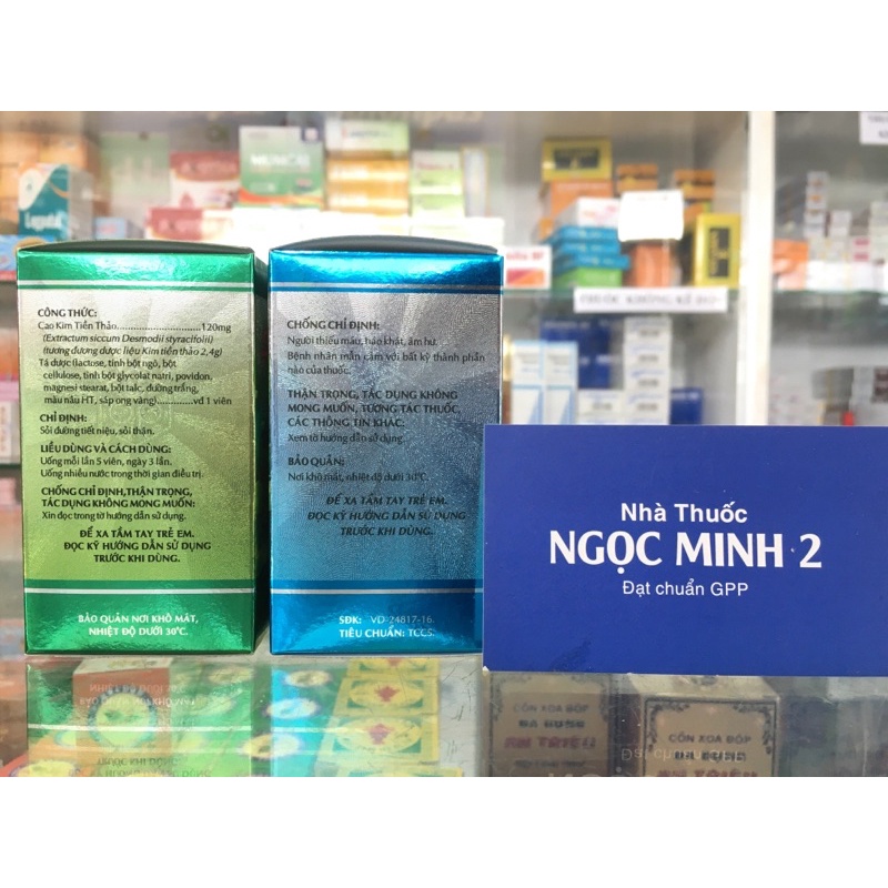 ✅ [Chính Hãng] Sỏi Thân Kim Tiền Thảo Hộp 100 viên ( BAO ĐƯỜNG BAO PHIM )