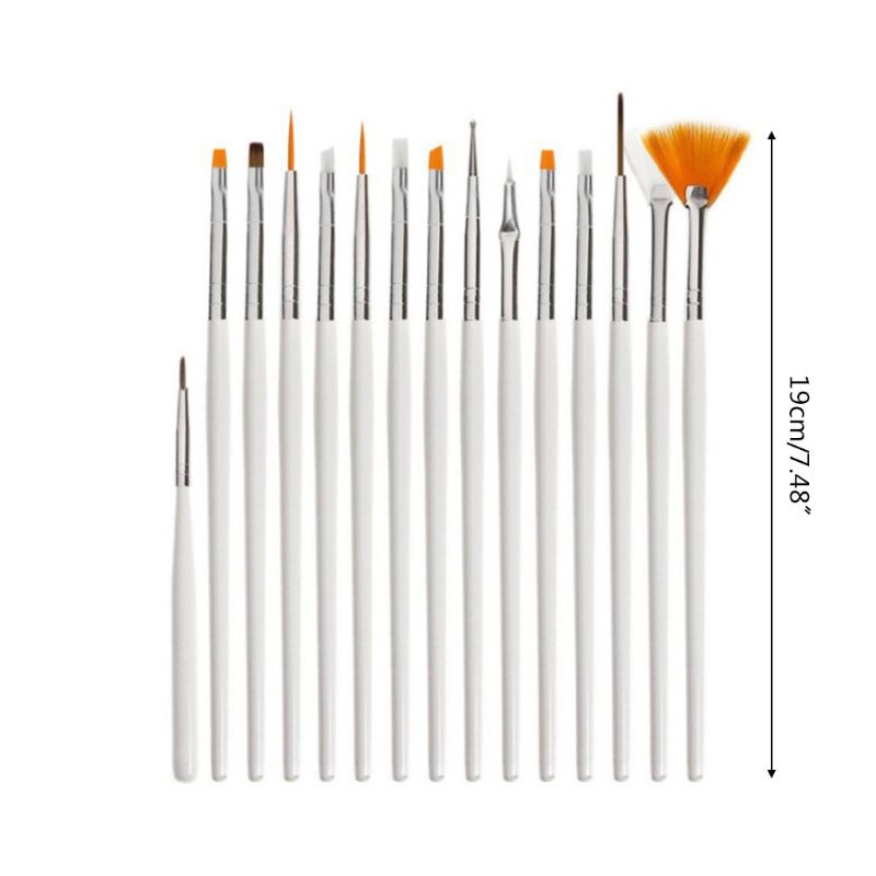 Bộ 15 cọ vẽ trang trí bánh kem tiện dụng chất lượng cao