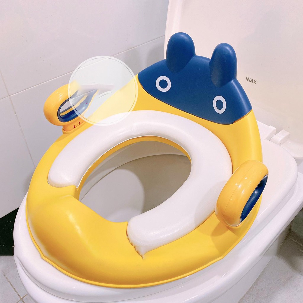 Bệ Ngồi Bồn Cầu Cho Bé Miếng Lót Bồn Cầu Toilet Cho Bé