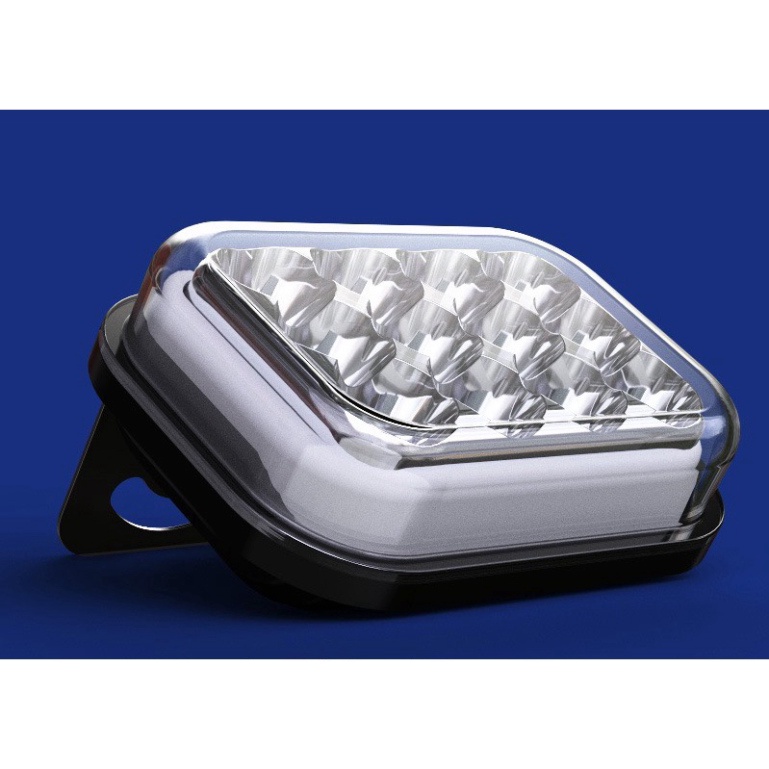 Đèn trợ sáng xe máy điện, xe máy L12 đổi màu 9 Led Công Suất 17W Có Thể Lắp vào Phuộc, Chân Gương, Mặt Nạ